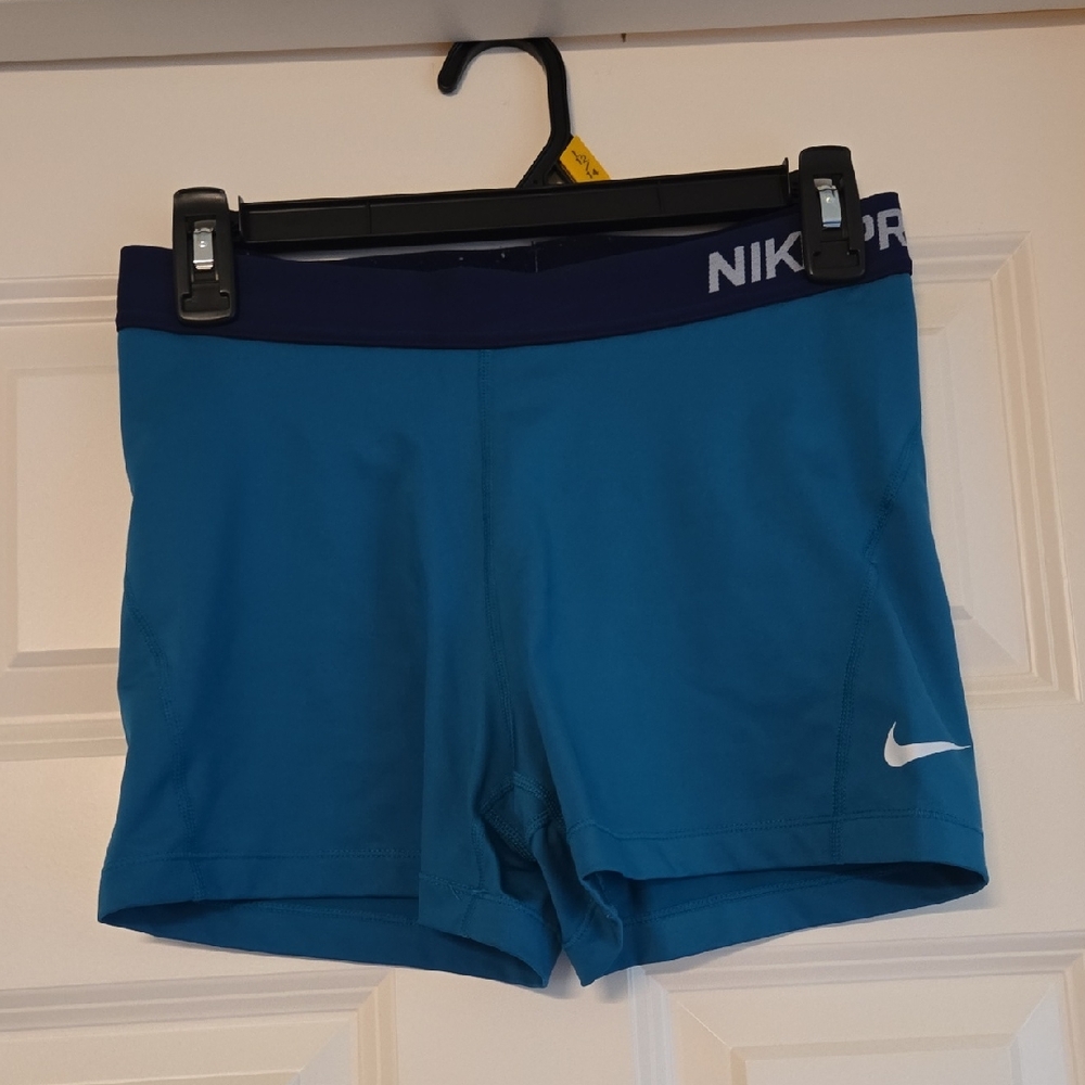 Nike Pro Teal Performance Shorts